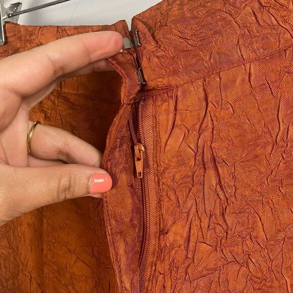 House Of Harlow 1960 Burnt Orange Wide leg Trouser Pant - Picture 5 of 9